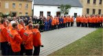 Appell der Feuerwehren der Stadt
Elsterberg in Kleingera